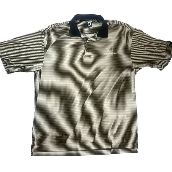 FootJoy Carolina National Golf Club Striped Polo Shirt  XL - Picture 1 of 9